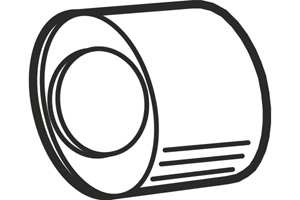 Rear pipe in the group  at  Professional Parts Sweden AB (P2965)
