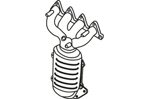 Catalytic converter in the group  at  Professional Parts Sweden AB (P298CAT)