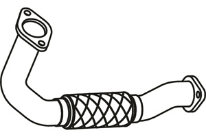 Front pipe in the group  at  Professional Parts Sweden AB (P2999)