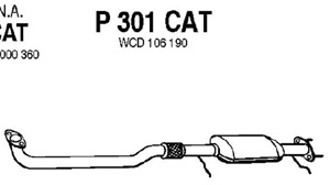 Catalytic converter in the group  at  Professional Parts Sweden AB (P301CAT)