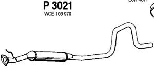 Intermediate muffler i gruppen Tillflligt dolda artiklar hos  Professional Parts Sweden AB (P3021)