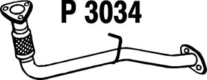Front pipe in the group  at  Professional Parts Sweden AB (P3034)