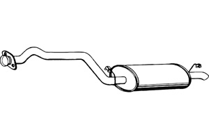 Rear muffler in the group  at  Professional Parts Sweden AB (P3040)