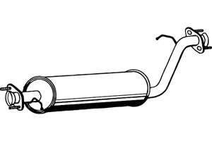 Intermediate muffler in the group  at  Professional Parts Sweden AB (P3041)