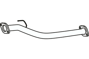 Intermediate pipe in the group  at  Professional Parts Sweden AB (P30500)