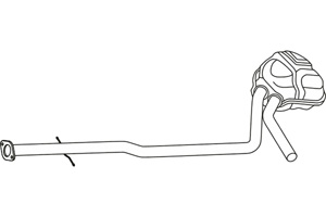 Rear muffler in the group  at  Professional Parts Sweden AB (P30600)