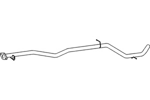 Intermediate pipe in the group Exhaust parts / Exhaust muffler & kits at  Professional Parts Sweden AB (P3069)