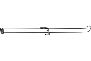 Intermediate pipe in the group  at  Professional Parts Sweden AB (P31024)