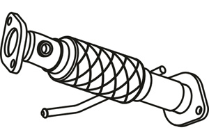 Front pipe in the group Exhaust parts / Exhaust muffler & kits at  Professional Parts Sweden AB (P31059)