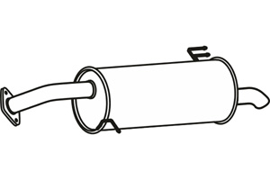 Rear muffler in the group Exhaust parts / Exhaust muffler & kits at  Professional Parts Sweden AB (P31065)