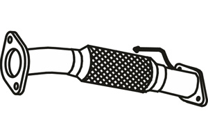 Front pipe in the group Exhaust parts / Exhaust muffler & kits at  Professional Parts Sweden AB (P31066)