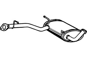 Rear muffler in the group Exhaust parts / Exhaust muffler & kits at  Professional Parts Sweden AB (P3146)