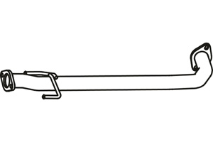 Intermediate pipe in the group  at  Professional Parts Sweden AB (P3183)