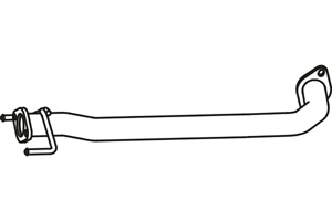 Intermediate pipe in the group  at  Professional Parts Sweden AB (P3187)