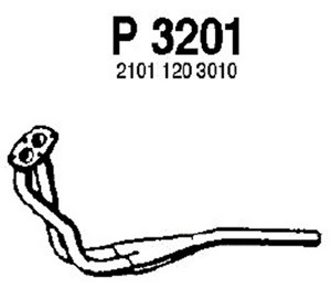 Front pipe in the group  at  Professional Parts Sweden AB (P3201)