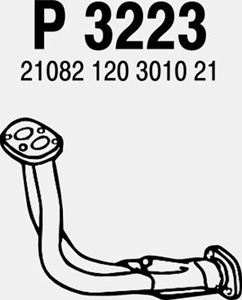 Front pipe in the group  at  Professional Parts Sweden AB (P3223)