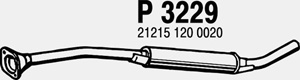 Intermediate muffler in the group  at  Professional Parts Sweden AB (P3229)