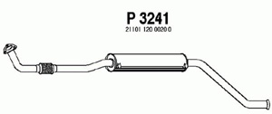 Rear muffler in the group  at  Professional Parts Sweden AB (P3241)