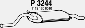 Rear muffler in the group  at  Professional Parts Sweden AB (P3244)