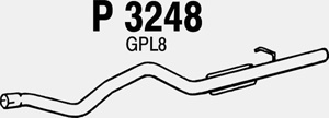 Rear pipe in the group  at  Professional Parts Sweden AB (P3248)