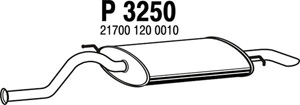 Rear muffler i gruppen Tillflligt dolda artiklar hos  Professional Parts Sweden AB (P3250)