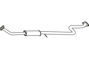 Intermediate muffler in the group Exhaust parts / Exhaust muffler & kits at  Professional Parts Sweden AB (P34004)
