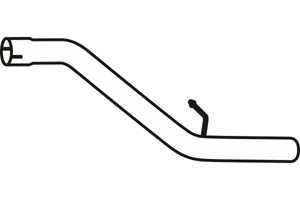 Rear pipe in the group Exhaust parts / Exhaust muffler & kits at  Professional Parts Sweden AB (P34008)