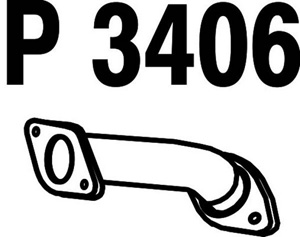 Front pipe in the group  at  Professional Parts Sweden AB (P3406)