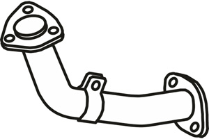 Front pipe in the group  at  Professional Parts Sweden AB (P3418)