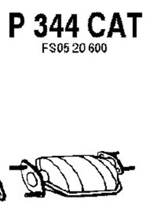 Catalytic converter i gruppen Tillflligt dolda artiklar hos  Professional Parts Sweden AB (P344CAT)