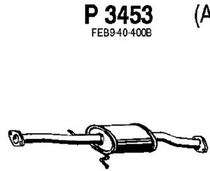Intermediate muffler i gruppen Tillflligt dolda artiklar hos  Professional Parts Sweden AB (P3453)