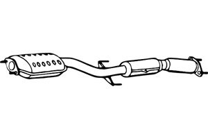 Catalytic converter i gruppen Tillflligt dolda artiklar hos  Professional Parts Sweden AB (P345CAT)
