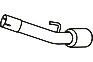 Rear pipe in the group  at  Professional Parts Sweden AB (P3466)