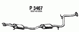 Intermediate muffler i gruppen Tillflligt dolda artiklar hos  Professional Parts Sweden AB (P3467)