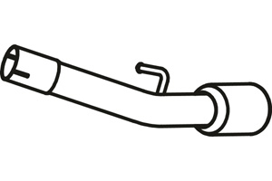 Rear pipe in the group  at  Professional Parts Sweden AB (P3471)