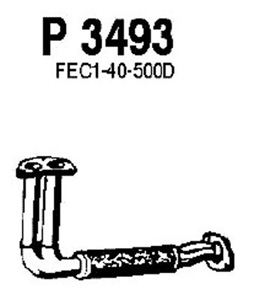 Front pipe in the group  at  Professional Parts Sweden AB (P3493)