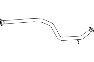 Intermediate pipe in the group  at  Professional Parts Sweden AB (P3499)