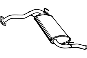 Rear muffler in the group  at  Professional Parts Sweden AB (P3508)