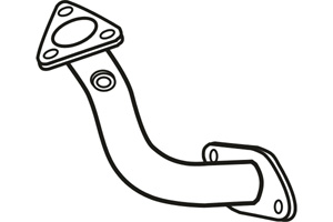 Front pipe in the group  at  Professional Parts Sweden AB (P3529)