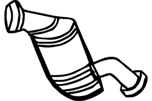 Catalytic converter i gruppen Tillflligt dolda artiklar hos  Professional Parts Sweden AB (P353DCAT)