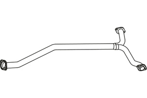 Intermediate pipe in the group  at  Professional Parts Sweden AB (P3540)