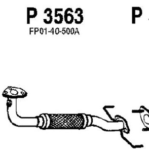 Front pipe in the group  at  Professional Parts Sweden AB (P3563)