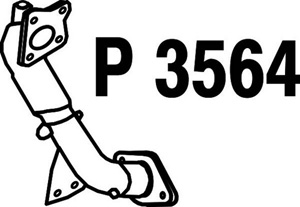 Front pipe in the group  at  Professional Parts Sweden AB (P3564)