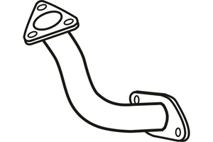 Front pipe in the group  at  Professional Parts Sweden AB (P3565)