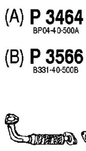 Front pipe in the group  at  Professional Parts Sweden AB (P3566)