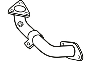 Front pipe in the group  at  Professional Parts Sweden AB (P3567)
