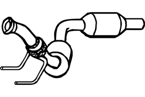 Catalytic converter i gruppen Tillflligt dolda artiklar hos  Professional Parts Sweden AB (P356DCAT)