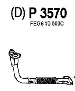 Front pipe in the group  at  Professional Parts Sweden AB (P3570)
