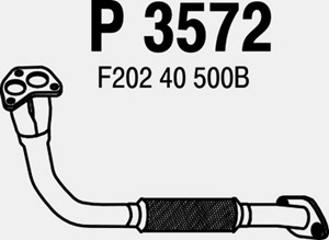 Front pipe in the group  at  Professional Parts Sweden AB (P3572)