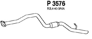 Rear pipe in the group  at  Professional Parts Sweden AB (P3576)